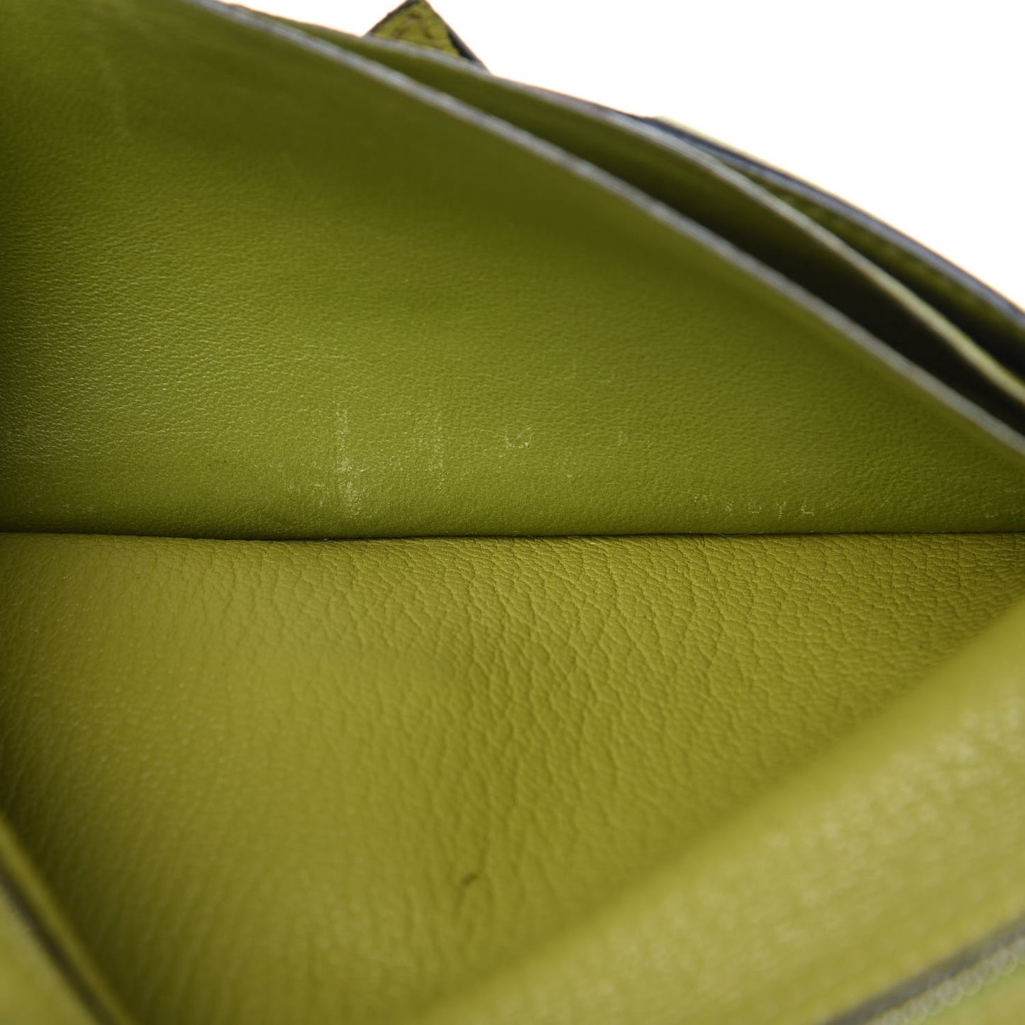 Chevre Mysore Bearn Wallet Vert Anis