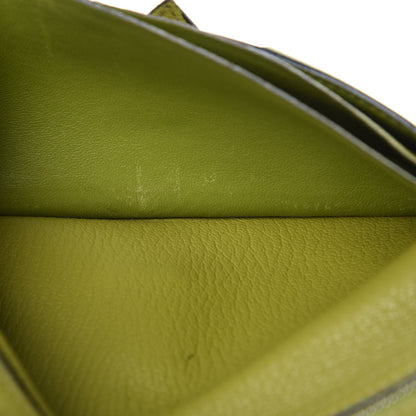 Hermes Chevre Mysore Bearn Wallet Vert Anis 9 of 18