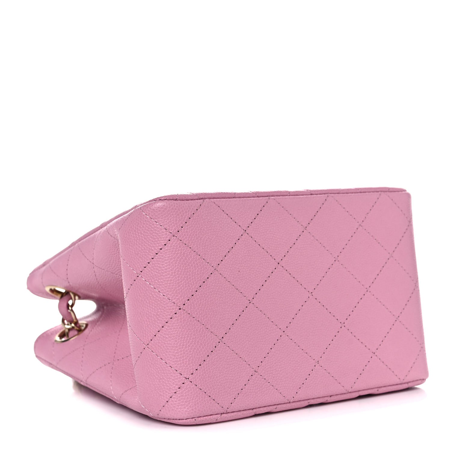Chanel Caviar Quilted Mini Bucket Bag Pink 4 of 13