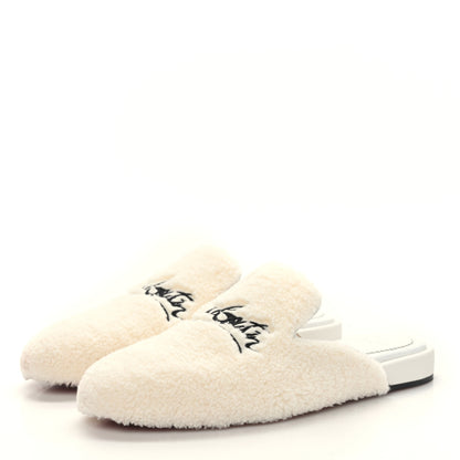 Christian Louboutin Navy Coolito Donna Slippers 39.5 White 3 of 7