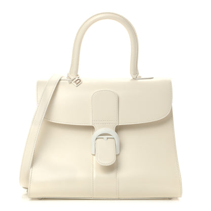 Delvaux Box Calfskin MM Brillant Satchel Ivory 1 of 10