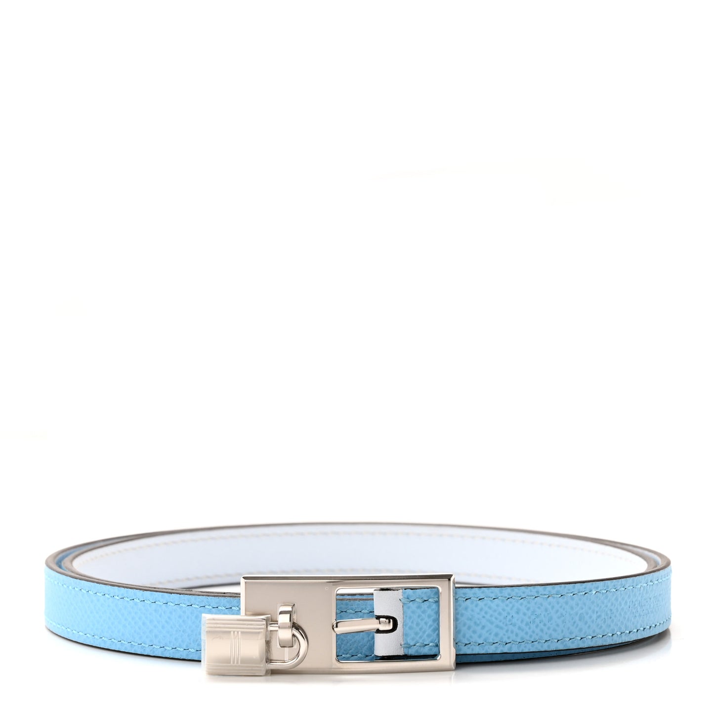 Swift Epsom 13mm Lucky 15 Belt 80 32 Bleu Brume Celeste