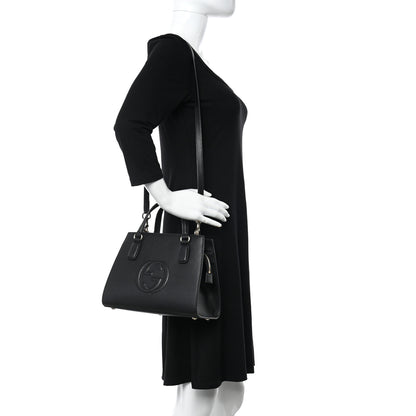 Gucci Dollar Calfskin Medium Soho Top Handle Satchel Black 2 of 9