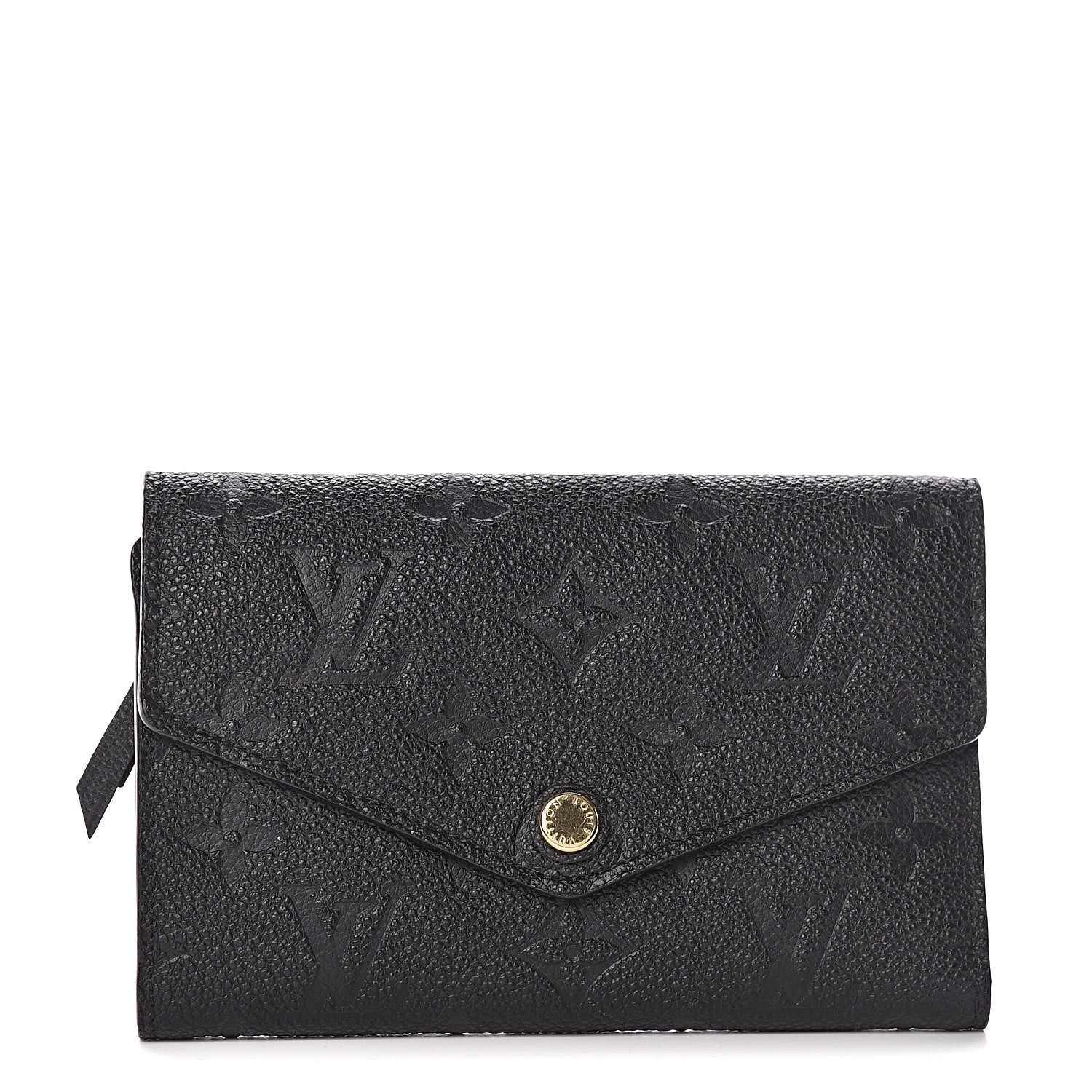 Louis Vuitton Empreinte Compact Curieuse Wallet Black 1 of 8