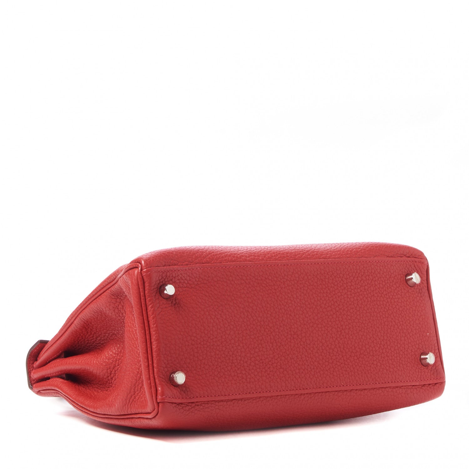 Hermes Taurillon Clemence Kelly Retourne 28 Rouge Casaque 4 of 31