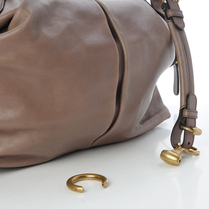 Gucci Calfskin Soft Icon Top Handle Bag Pink Tan 9 of 14