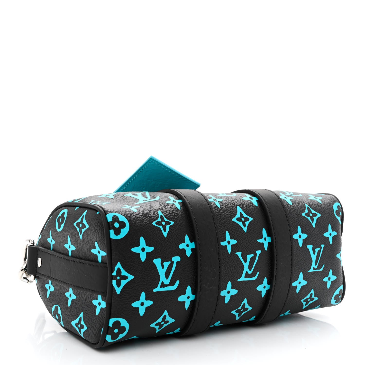 Louis Vuitton Monogram Playground Keepall Bandouliere 25 Black 4 of 9