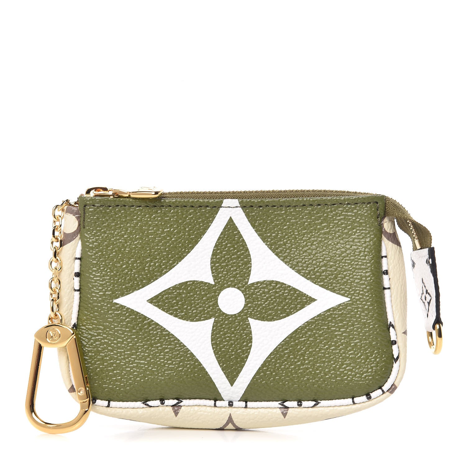 Louis Vuitton Monogram Giant Micro Pochette Accessories Kaki White 1 of 8