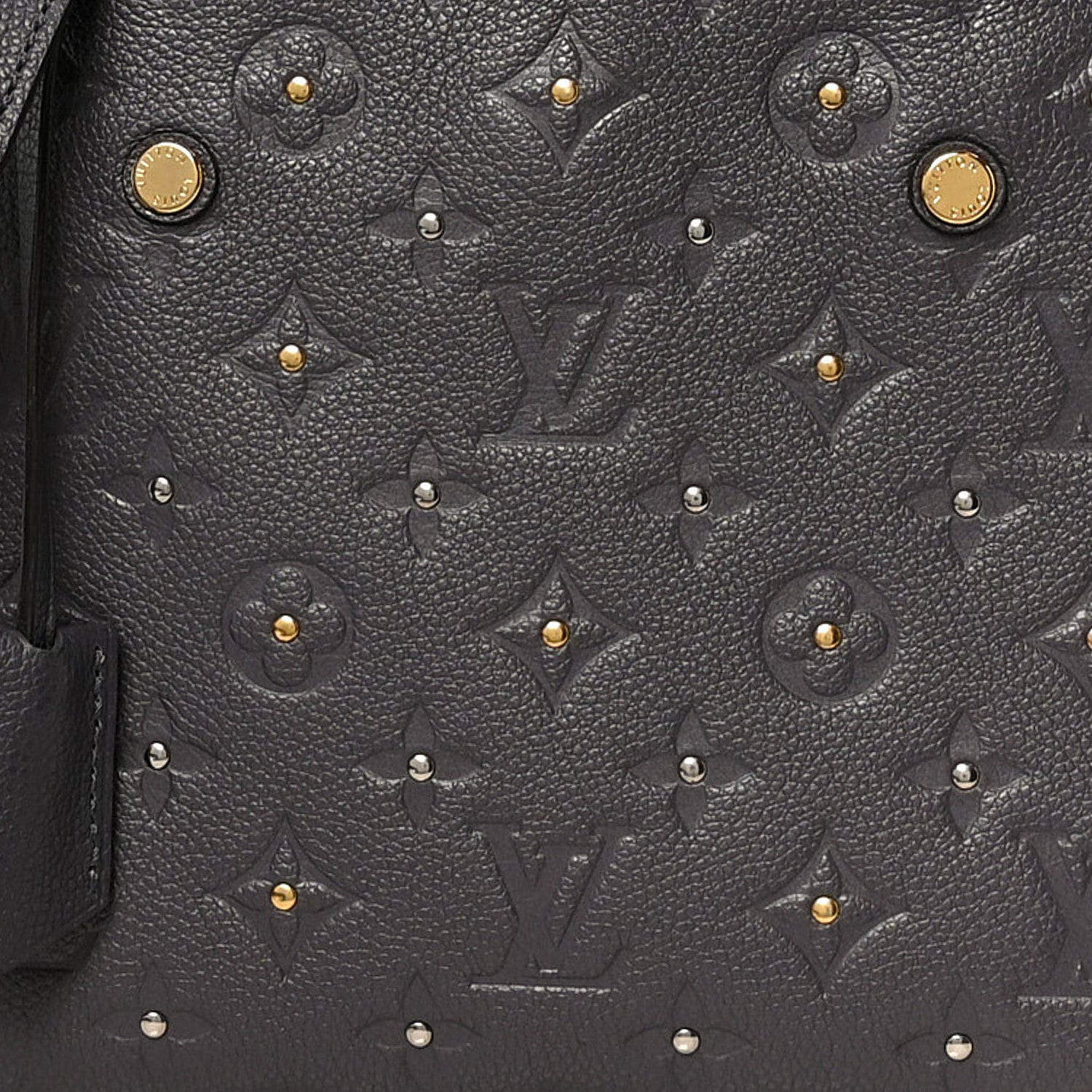 Louis Vuitton Empreinte Studded Montaigne BB Gris Silver 11 of 13