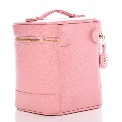 Chanel Caviar Vanity Cosmetic Case Pink 3 of 15