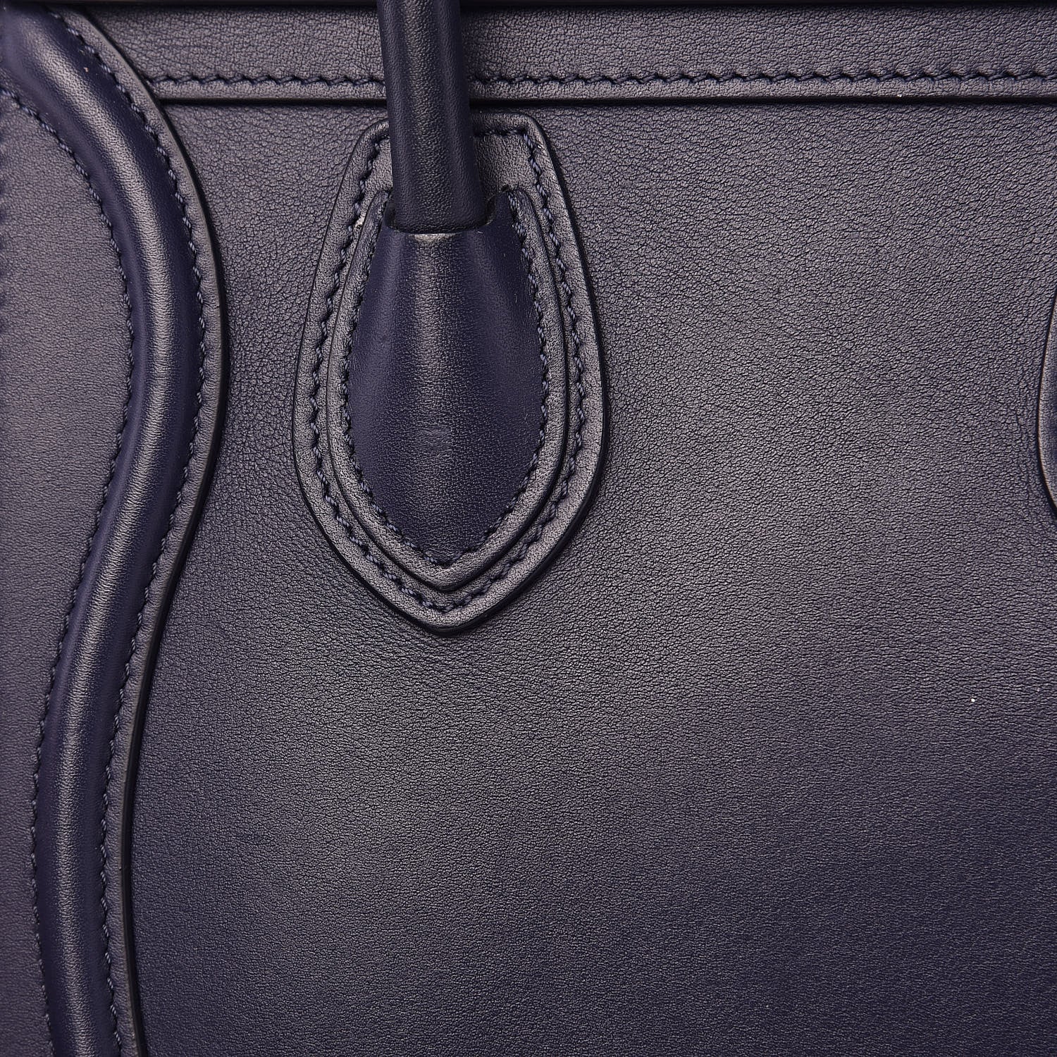 Celine Smooth Calfskin Nano Luggage Ink 12 of 13