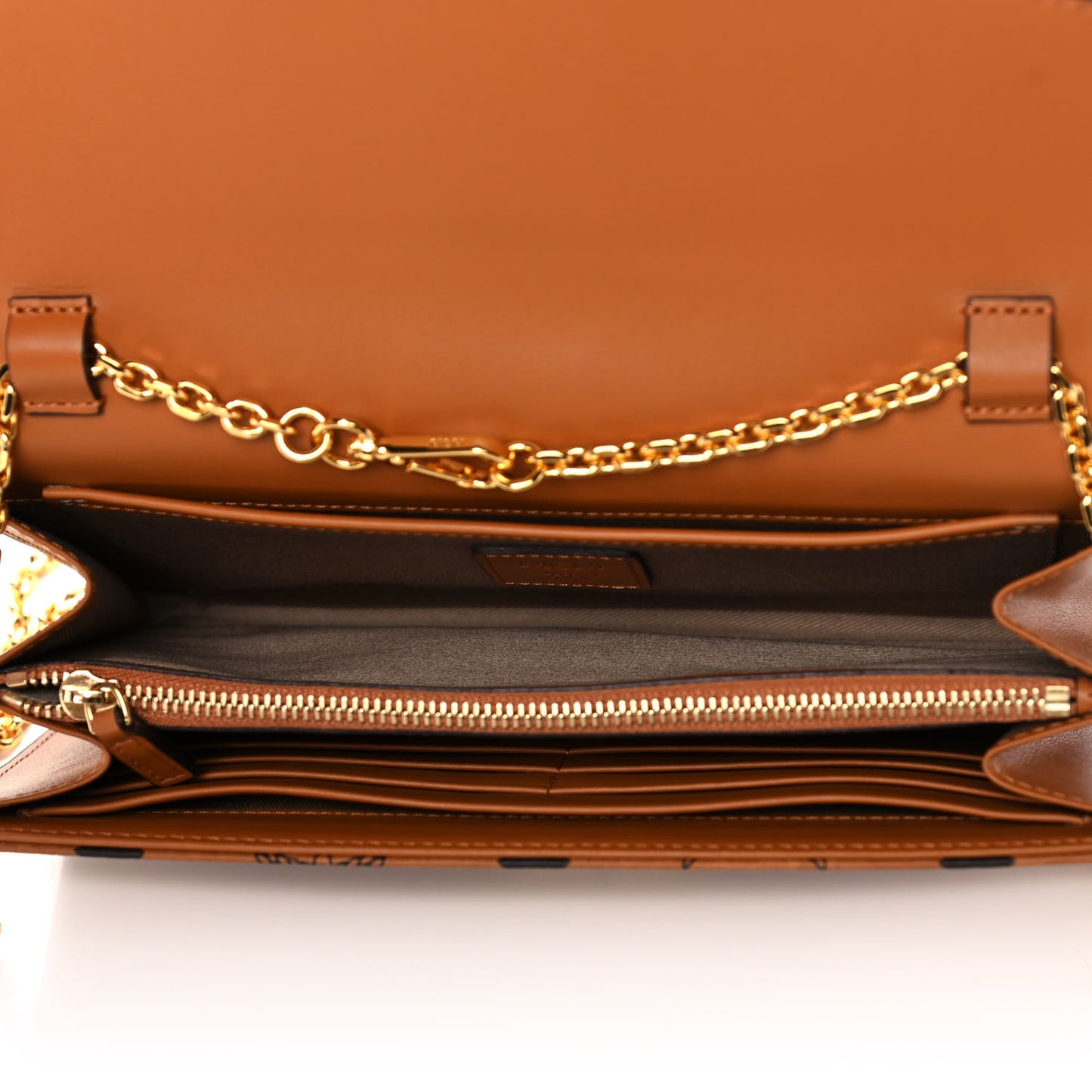 Visetos Patricia Continental Crossbody Wallet Cognac