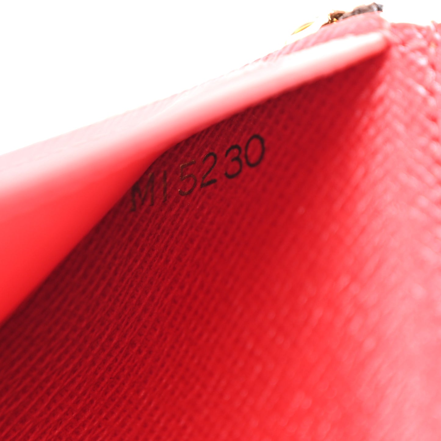 Damier Ebene Victorine Wallet Cherry