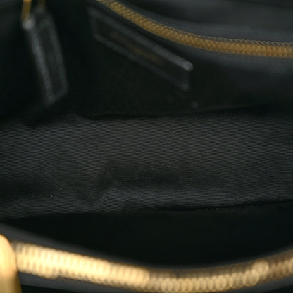 Saint Laurent Calfskin Y Quilted Monogram Medium Loulou Chain Satchel Black 4 of 10