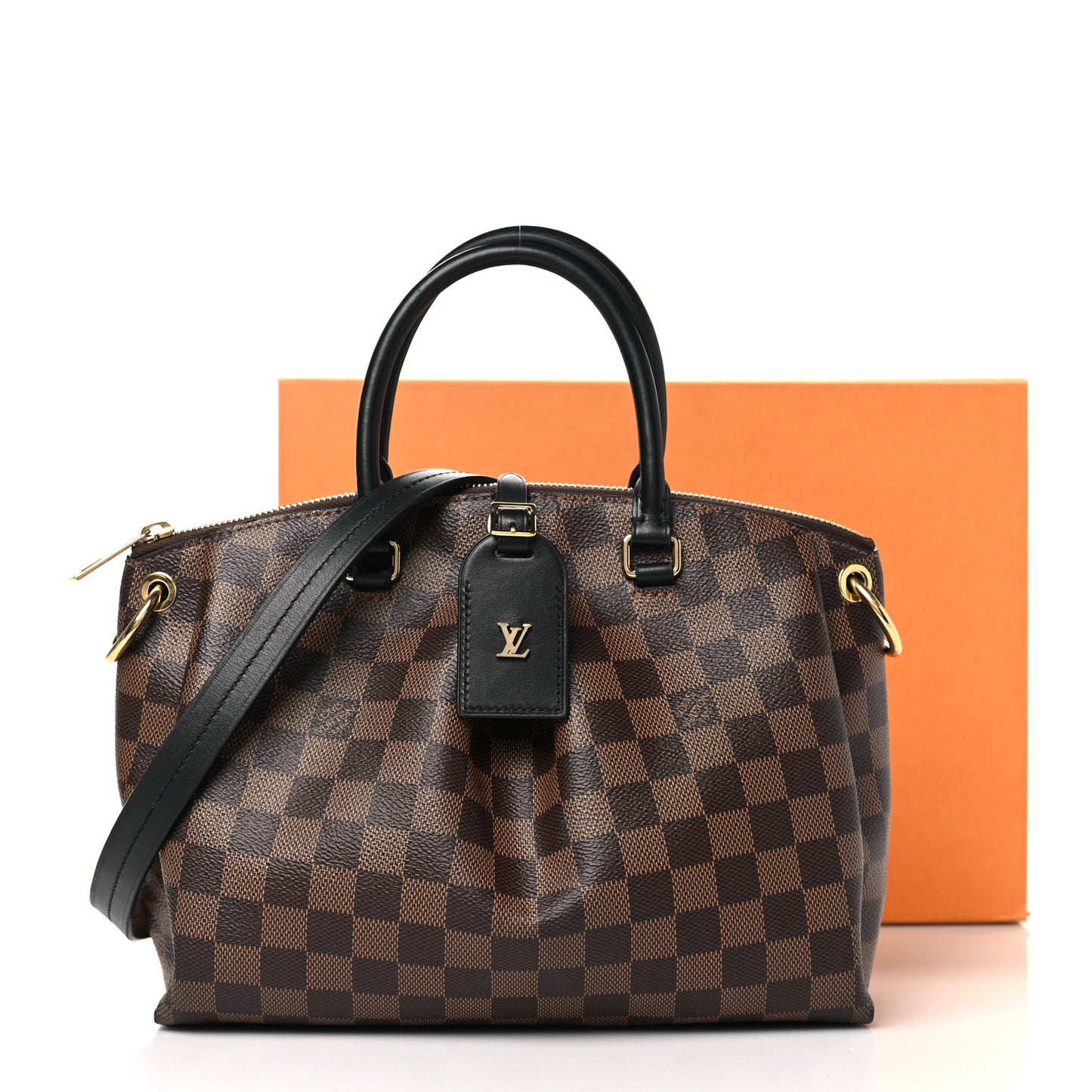 Damier Ebene Odeon Tote PM Black