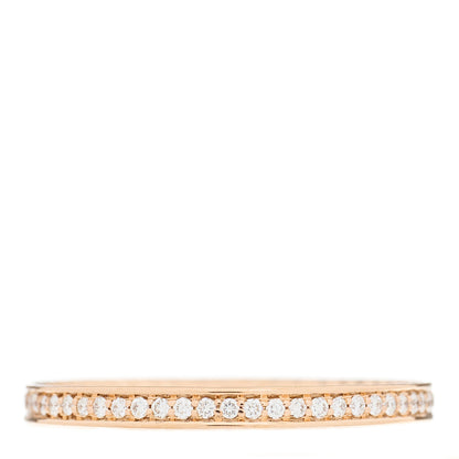 David Yurman 18k Rose Gold Diamond 2.3mm Eden Partway Wedding Band Ring 58 8.25 1 of 4