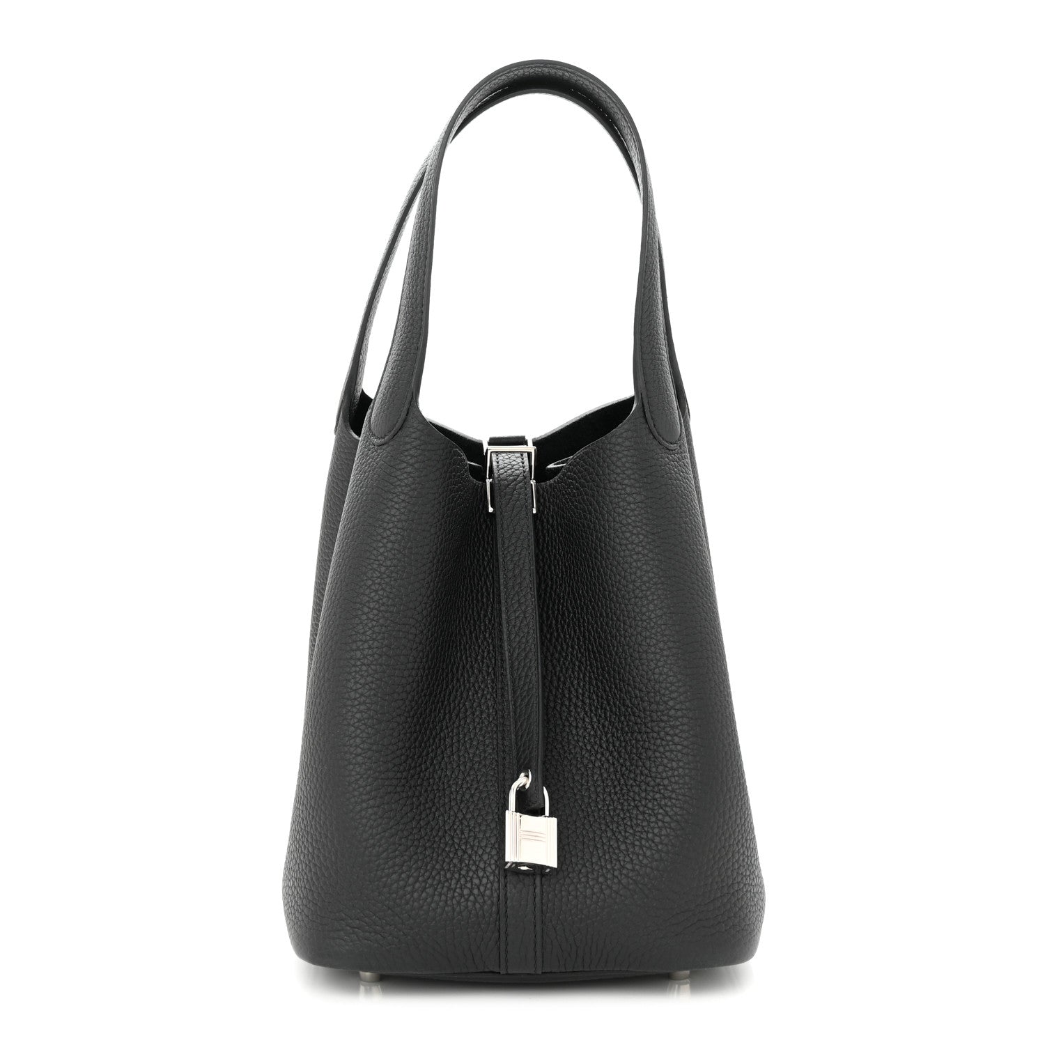 Hermes Taurillon Clemence Picotin Lock 22 MM Black 1 of 12