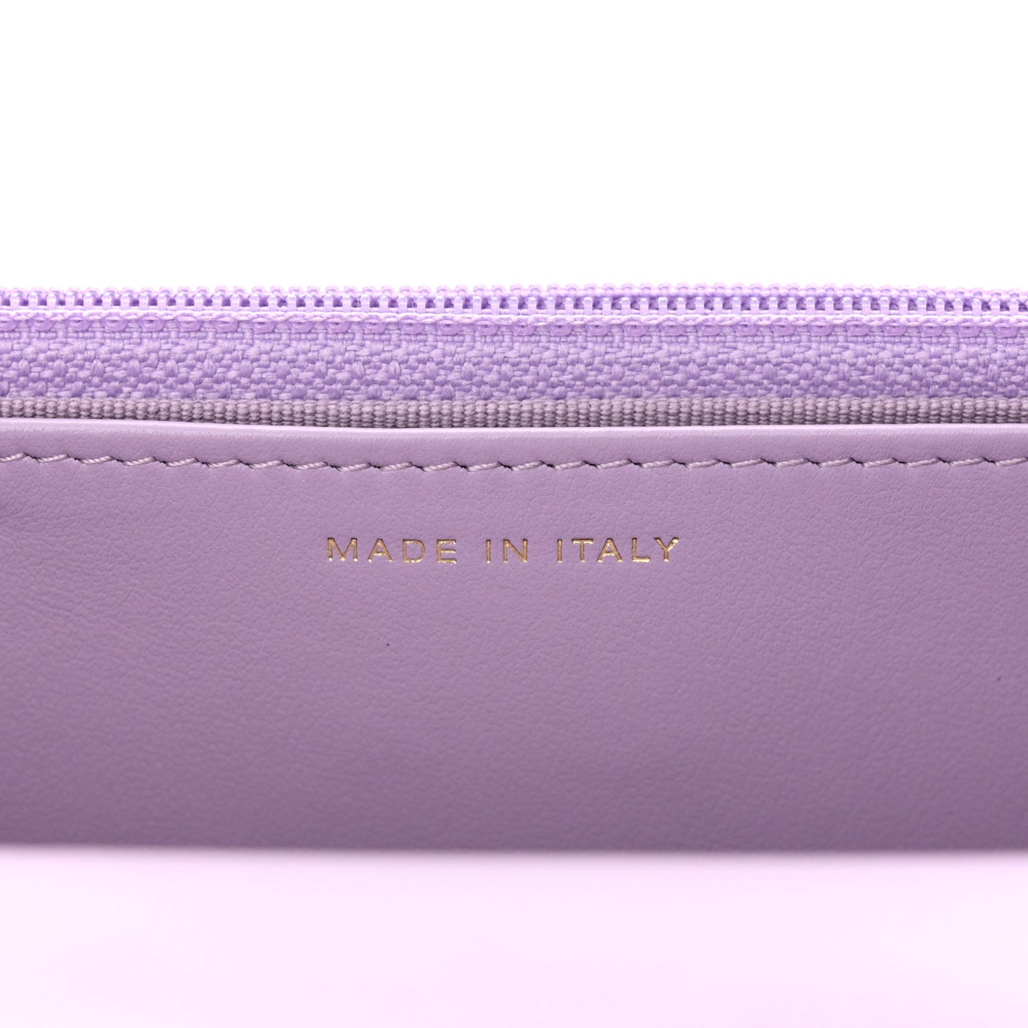 Lambskin Quilted Chanel 19 Wallet On Chain WOC Light Purple