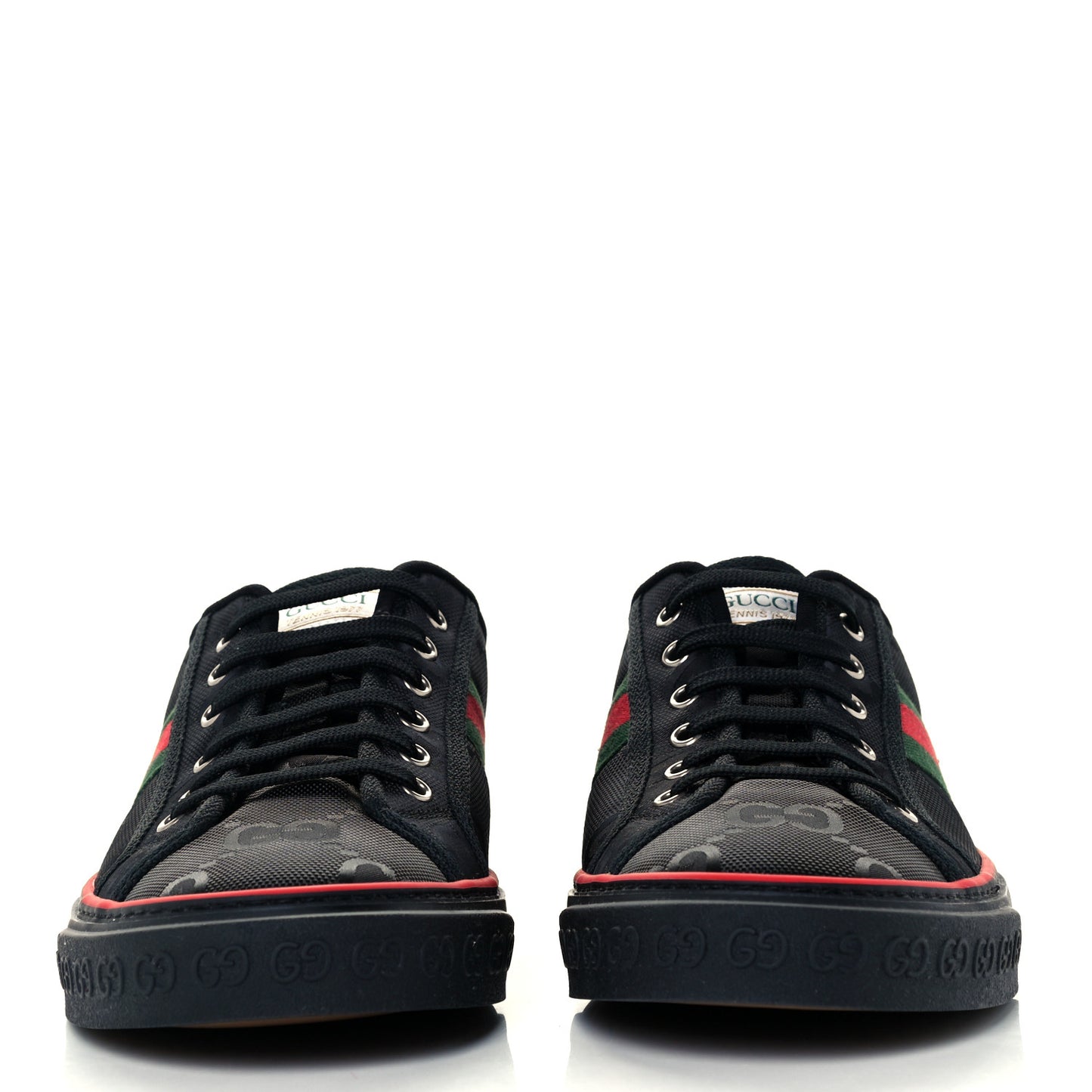 Econyl Nylon Web Monogram Off The Grid Mens 1977 Tennis Sneakers 10 Black