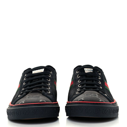 Gucci Econyl Nylon Web Monogram Off The Grid Mens 1977 Tennis Sneakers 10 Black 3 of 9