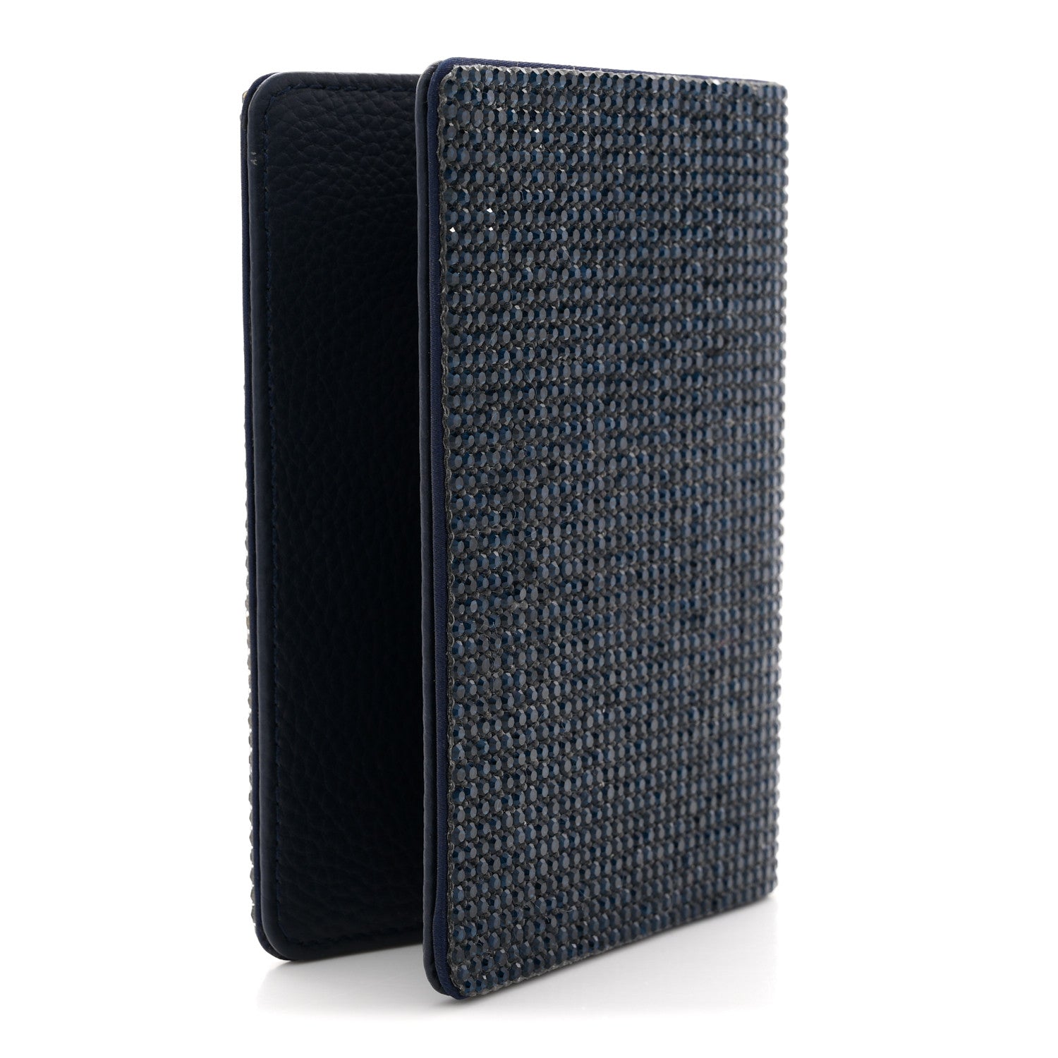 Judith Leiber Crystal Traveler Passport Holder Jet 3 of 7
