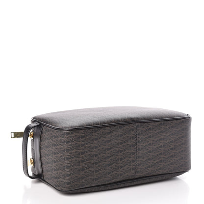 Saint Laurent Toile Classic Monogram Wash Bag Black Lino 4 of 8