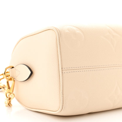 Louis Vuitton Empreinte Monogram Giant Speedy Bandouliere 20 Creme 8 of 11