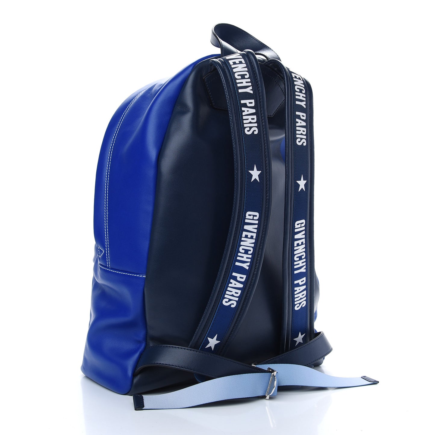 Smooth Calfskin Small Logo Backpack Royal Blue