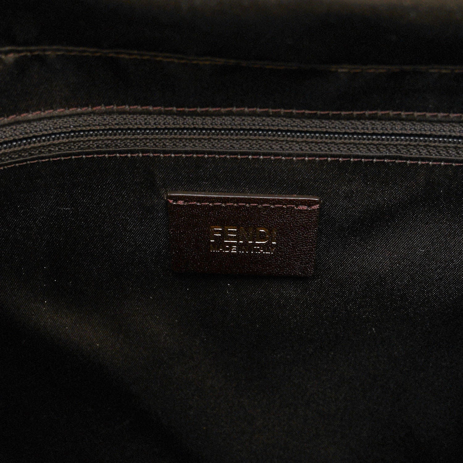 Fendi Vitello Savana Big Forever Mama Baguette Dark Brown 6 of 9