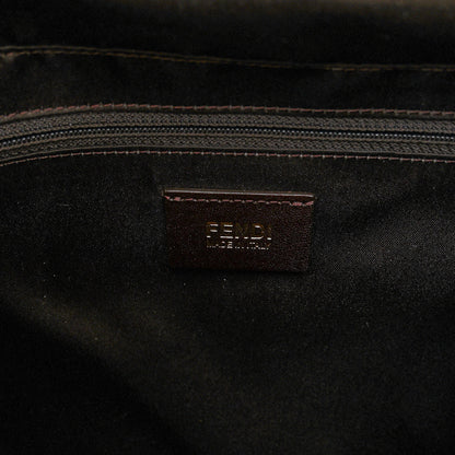 Fendi Vitello Savana Big Forever Mama Baguette Dark Brown 6 of 9