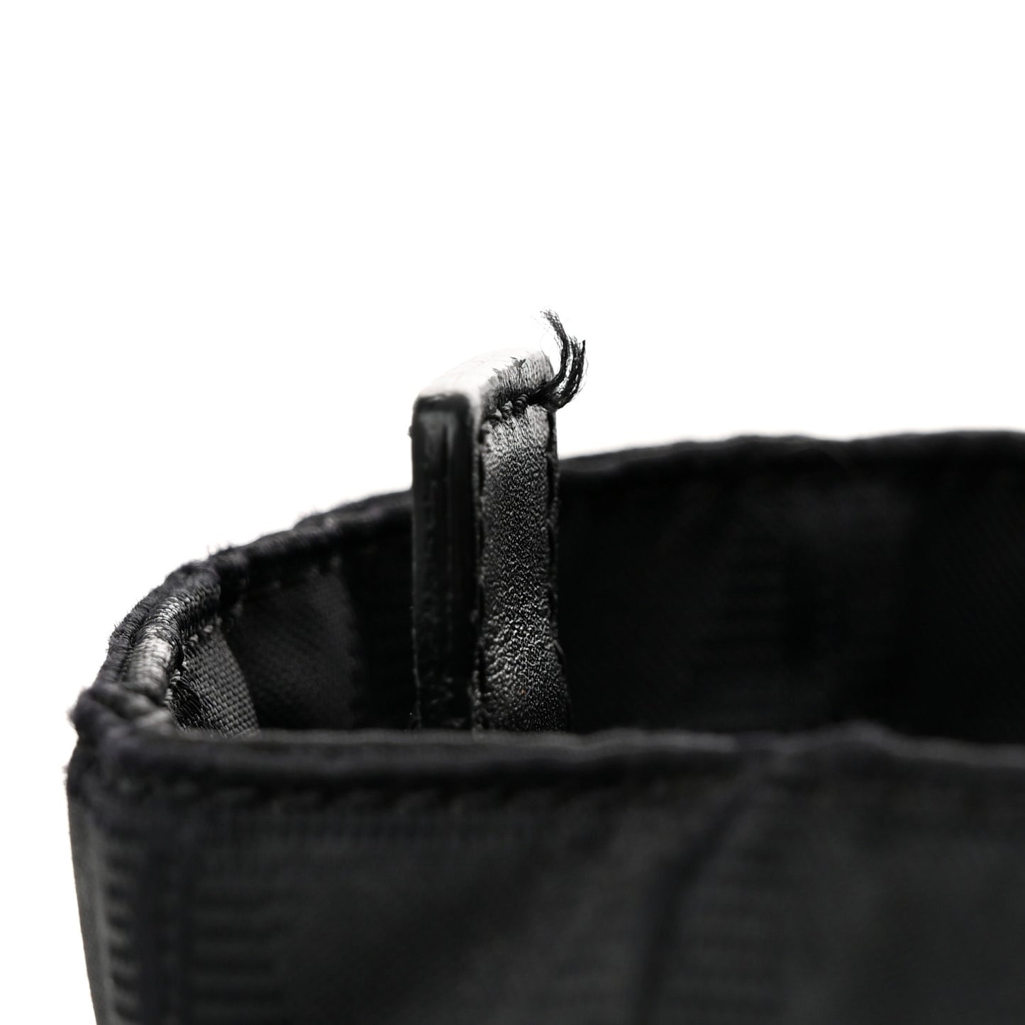 Nylon Large Travel Tote Black