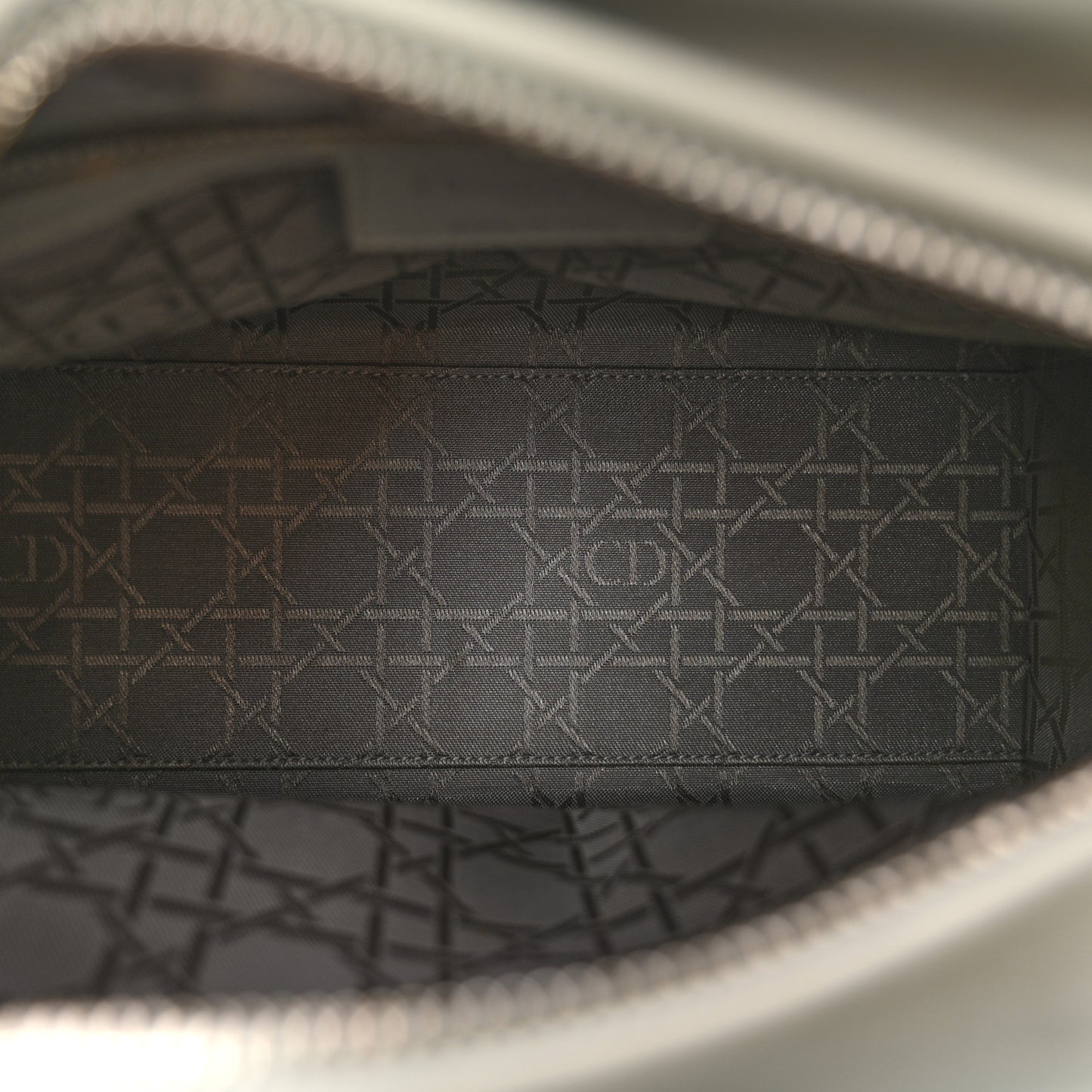 Lambskin Cannage Medium Lady Dior Green