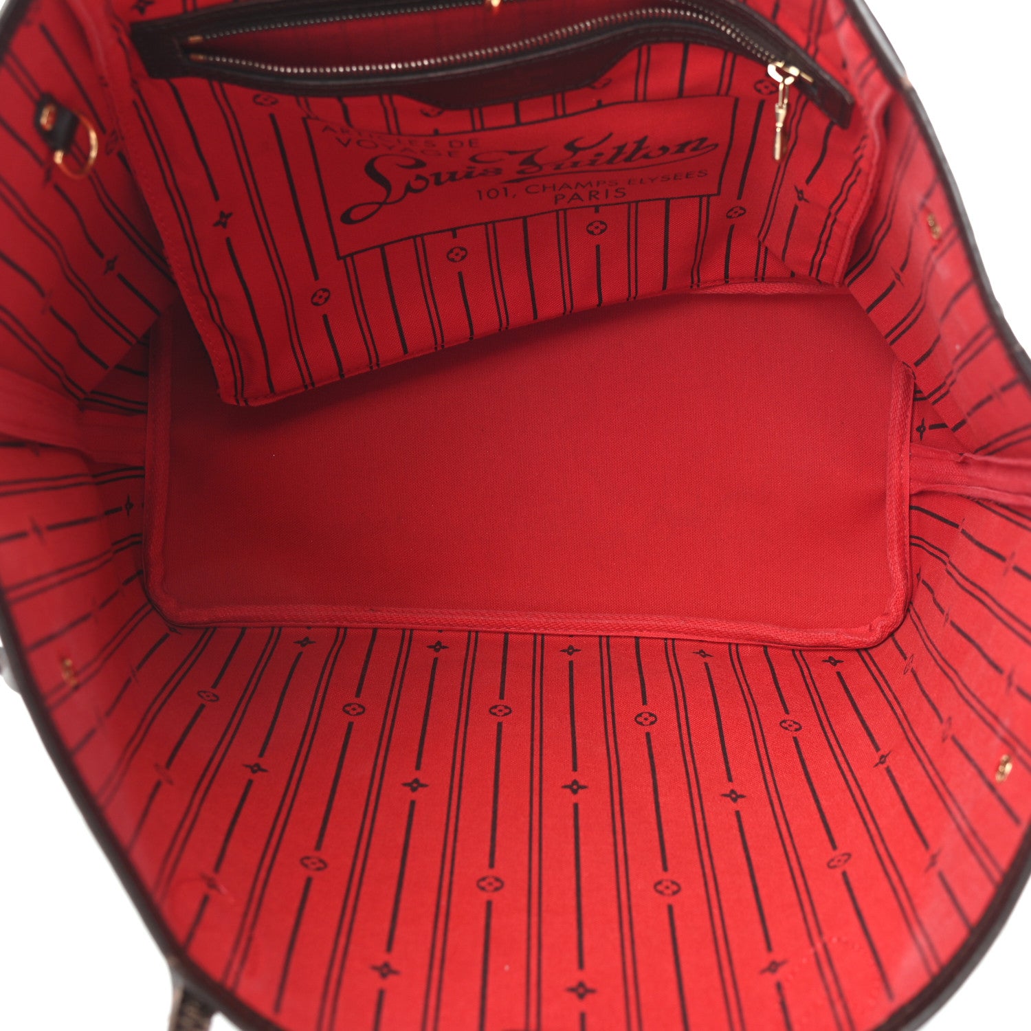 Louis Vuitton Damier Ebene Neverfull MM 5 of 10