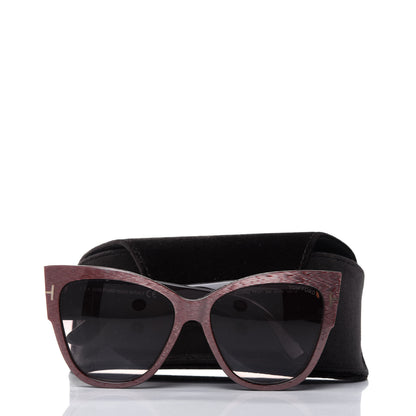 Tom Ford Acetate Anoushka Cat Eye Sunglasses TF371 Brown 8 of 8