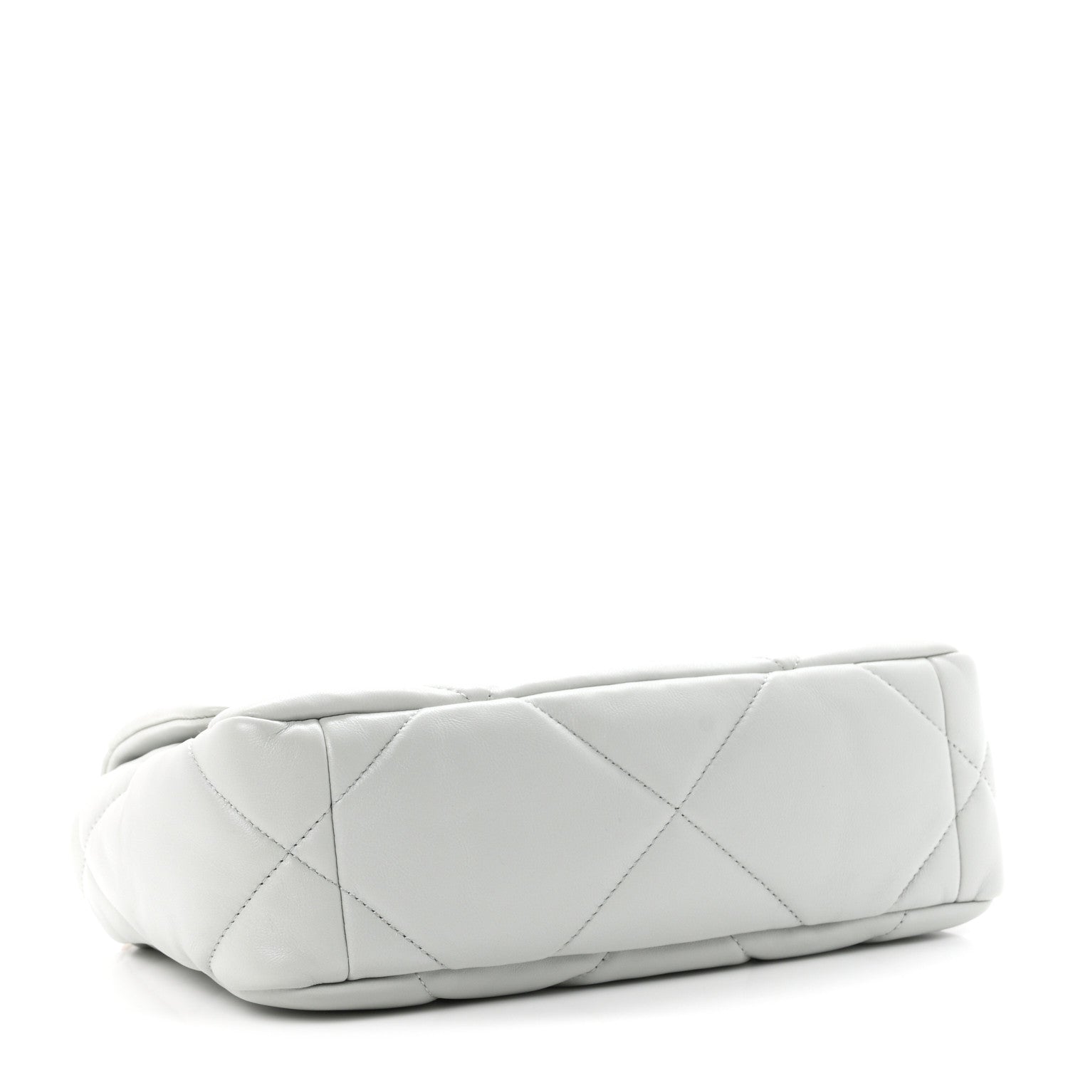 Chanel Lambskin Quilted Medium Chanel 19 Flap Light Blue 4 of 11