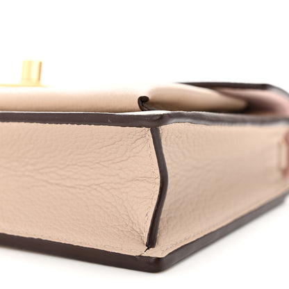 Louis Vuitton Soft Calfskin My Lockme Chain Pochette Greige 9 of 10