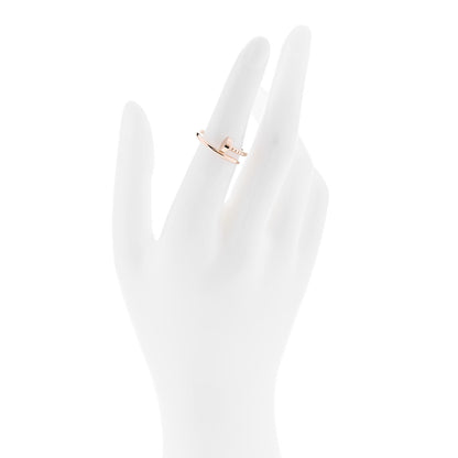 Cartier 18K Pink Gold Small Juste Un Clou Ring 51 5.75 2 of 5