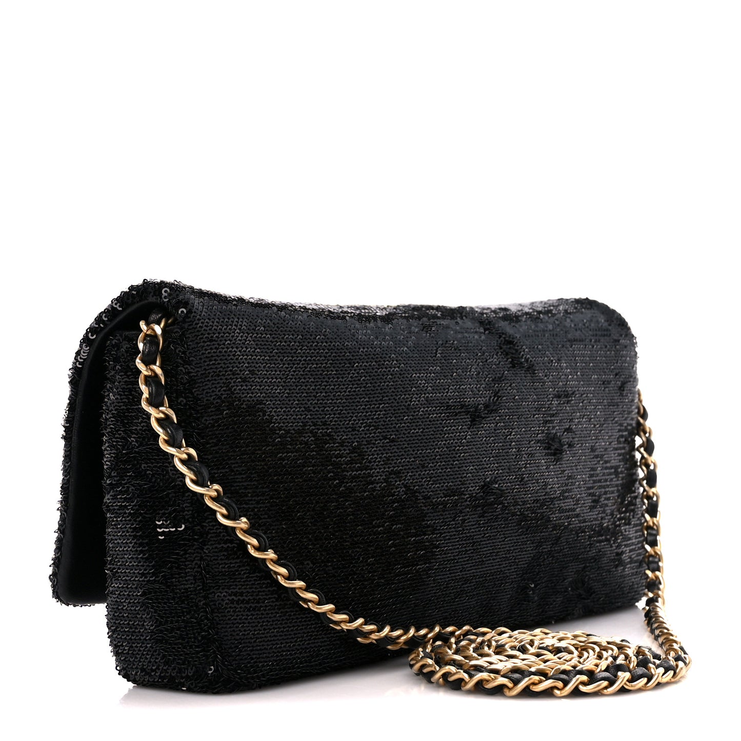 Sequin Paris Cosmopolite Dare To Disturb Flap Black Gold