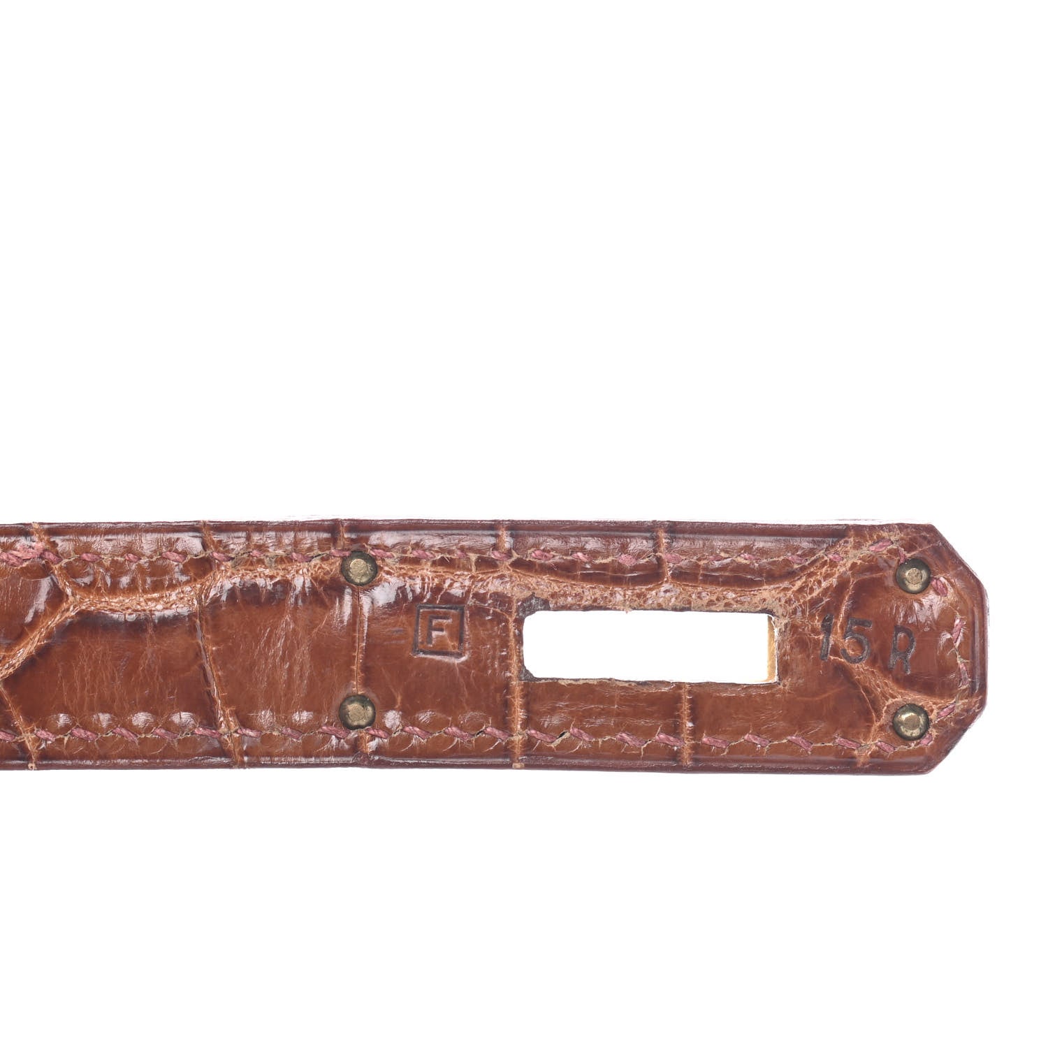 Hermes Shiny Porosus Crocodile Birkin 35 Etrusque 26 of 35