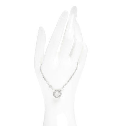 Cartier 18K White Gold Diamond LOVE Bracelet 2 of 5