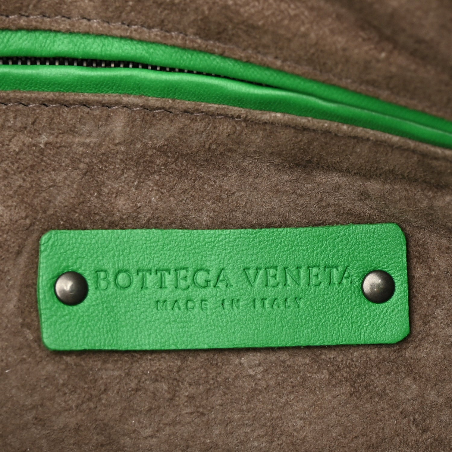 Bottega Veneta Nappa Intrecciato Nodini Crossbody Messenger Green 6 of 11