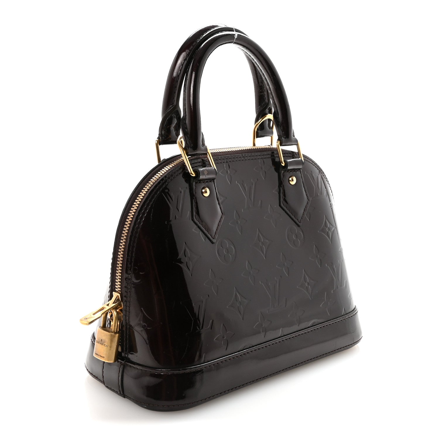 Louis Vuitton Vernis Alma BB Amarante 3 of 9