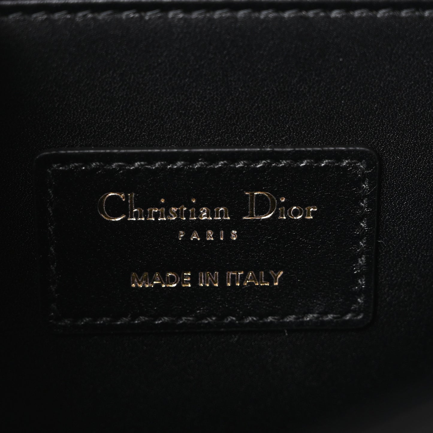 Lambskin Cannage My Dior Top Handle Bag Black