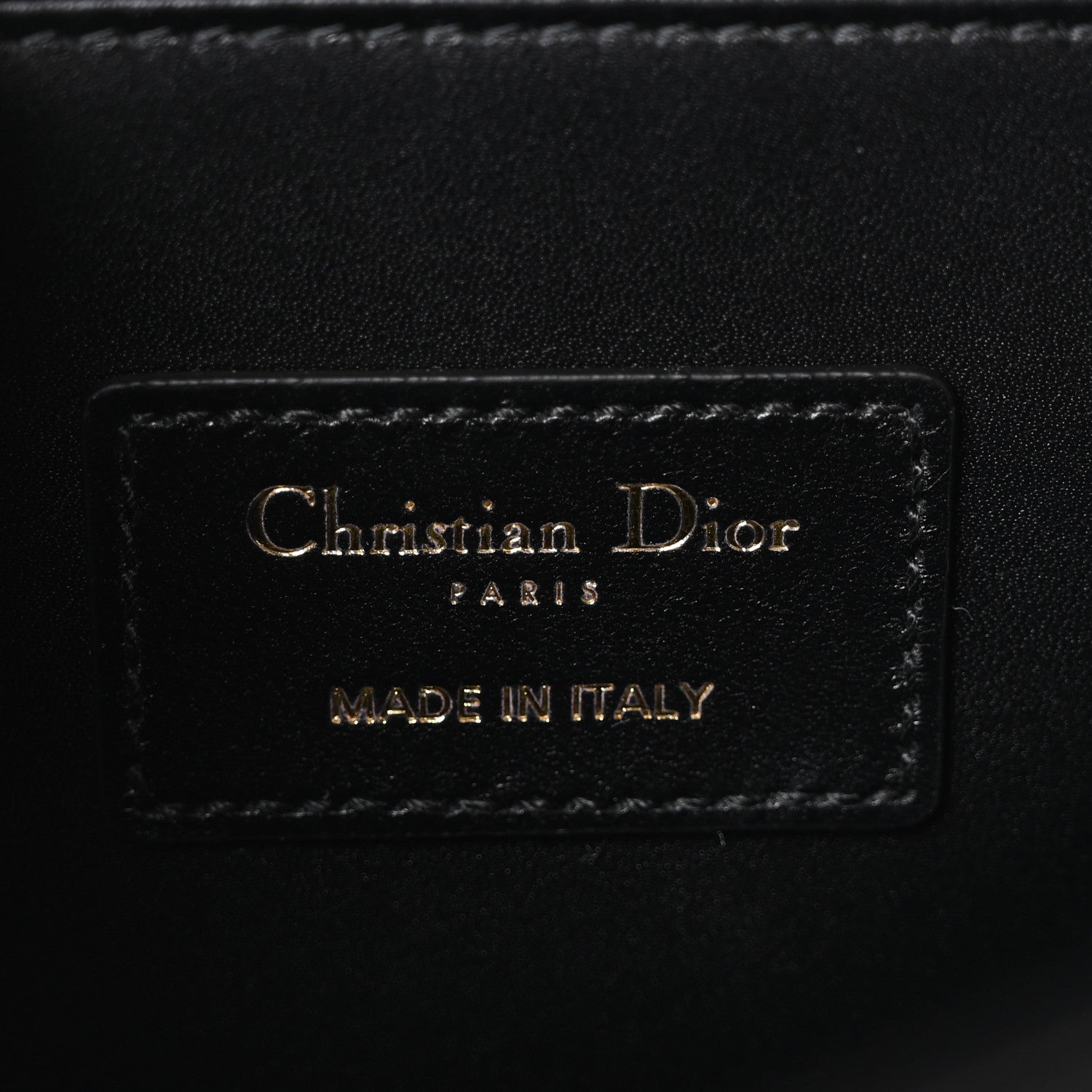 Christian Dior Lambskin Cannage My Dior Top Handle Bag Black 6 of 10