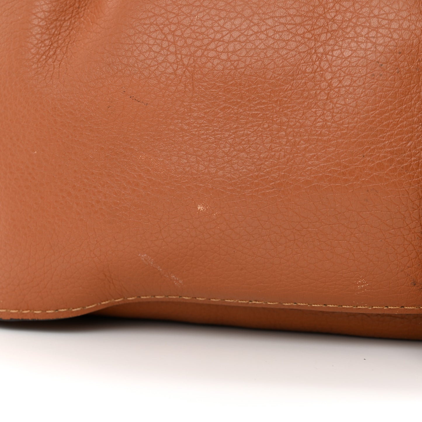 Calfskin Medium Marcie Satchel Tan