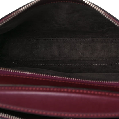 Fendi Vitello Baltico Dolce Shiny Nappa Lace Up DotCom Satchel Bordeaux 12 of 21