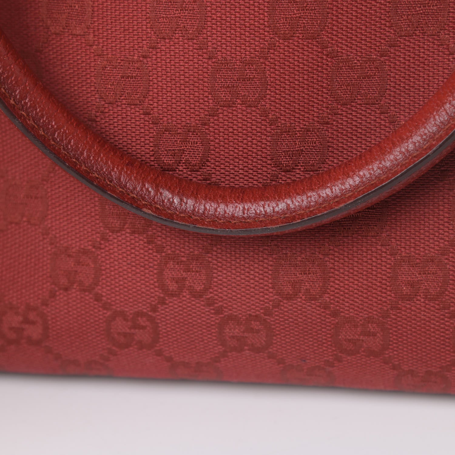 Gucci Monogram Shoulder Bag Red 13 of 15