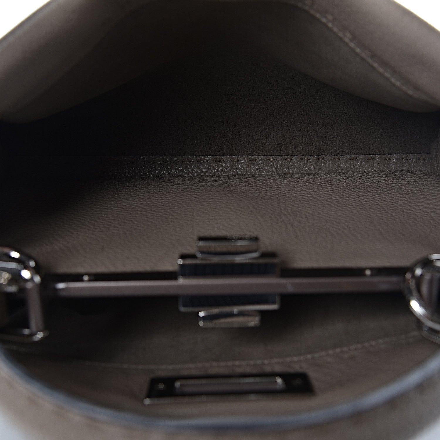 Fendi Cuoio Romano Selleria Medium Peekaboo Iconic Satchel Corda 5 of 11