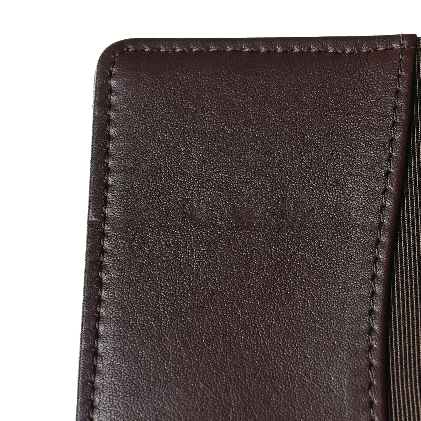 Caviar Quilted 6 Key Holder Dark Brown