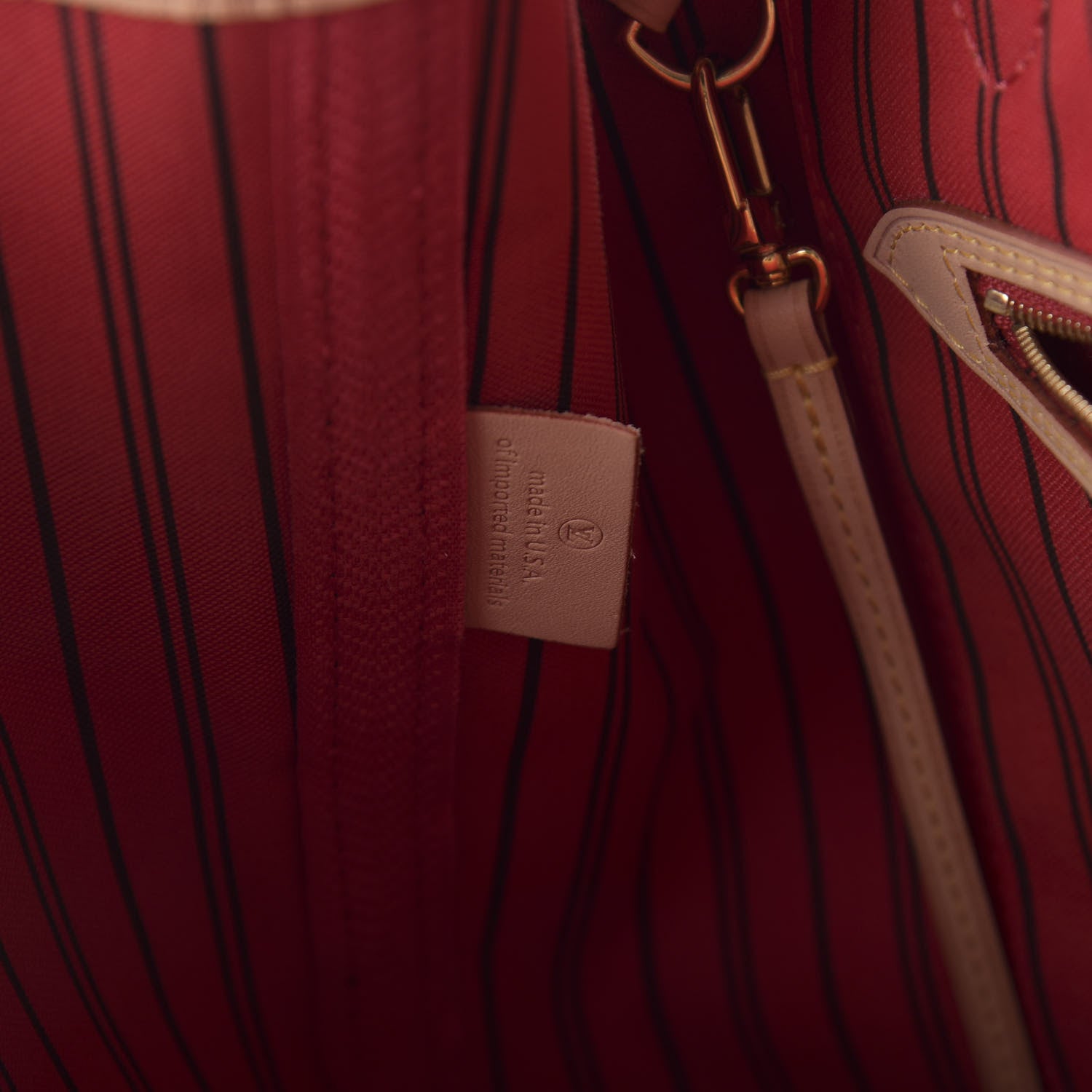 Louis Vuitton Monogram Neo Neverfull MM Cherry 9 of 10